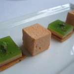 Foie Gras Squares with Carrot Marshmellows 150x150 